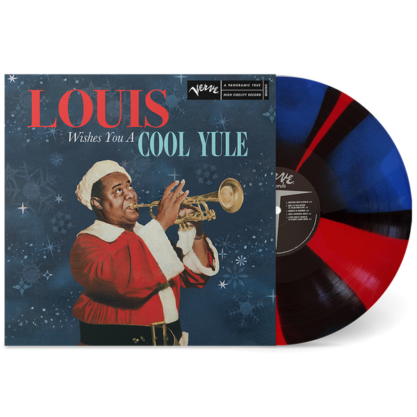 Louis Armstrong: Louis Wishes You a Cool Yule (Blue/Red Vinyl) – Louis  Armstrong Official Store