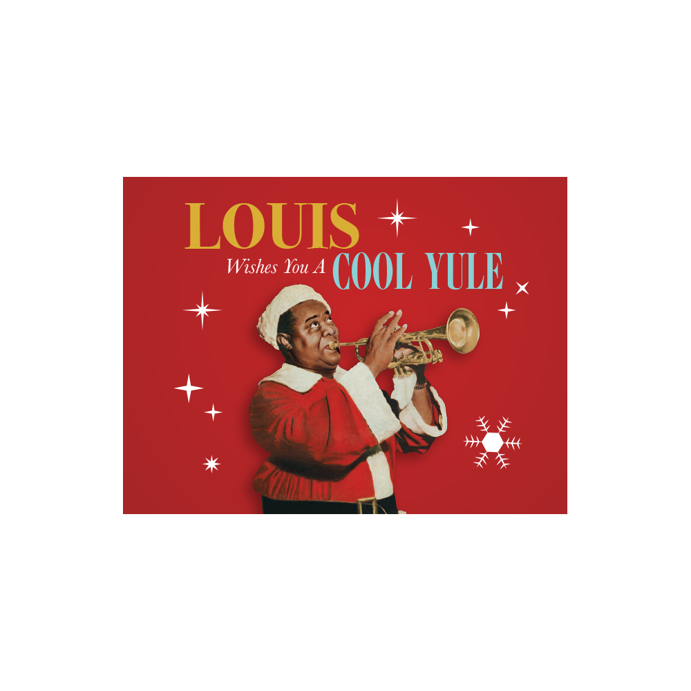 Louis Wishes You A Cool Yule Greeting Cards