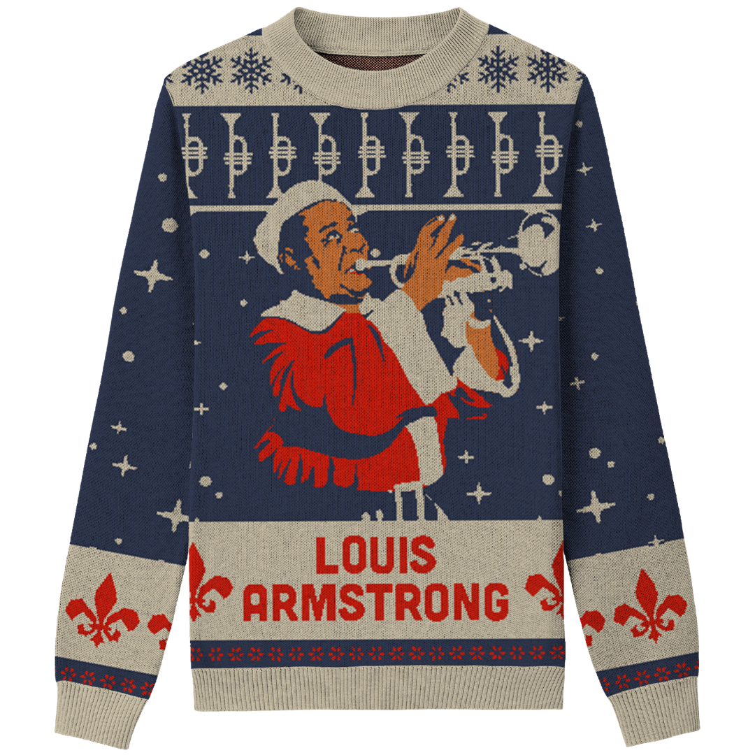 Louis Armstrong Christmas Sweater