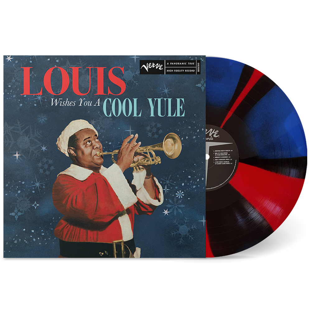 Louis Armstrong: Louis Wishes You a Cool Yule (Blue/Red Vinyl) - Louis  Armstrong Official Store