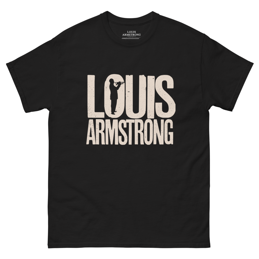 Louis Armstrong Silhouette T-Shirt (Black)