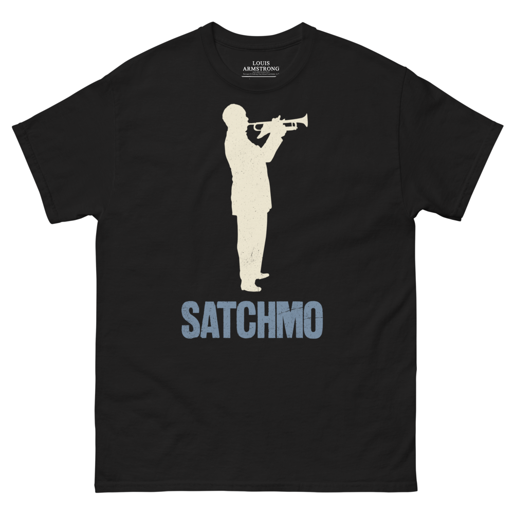 Satchmo Silhouette T-Shirt (Black)