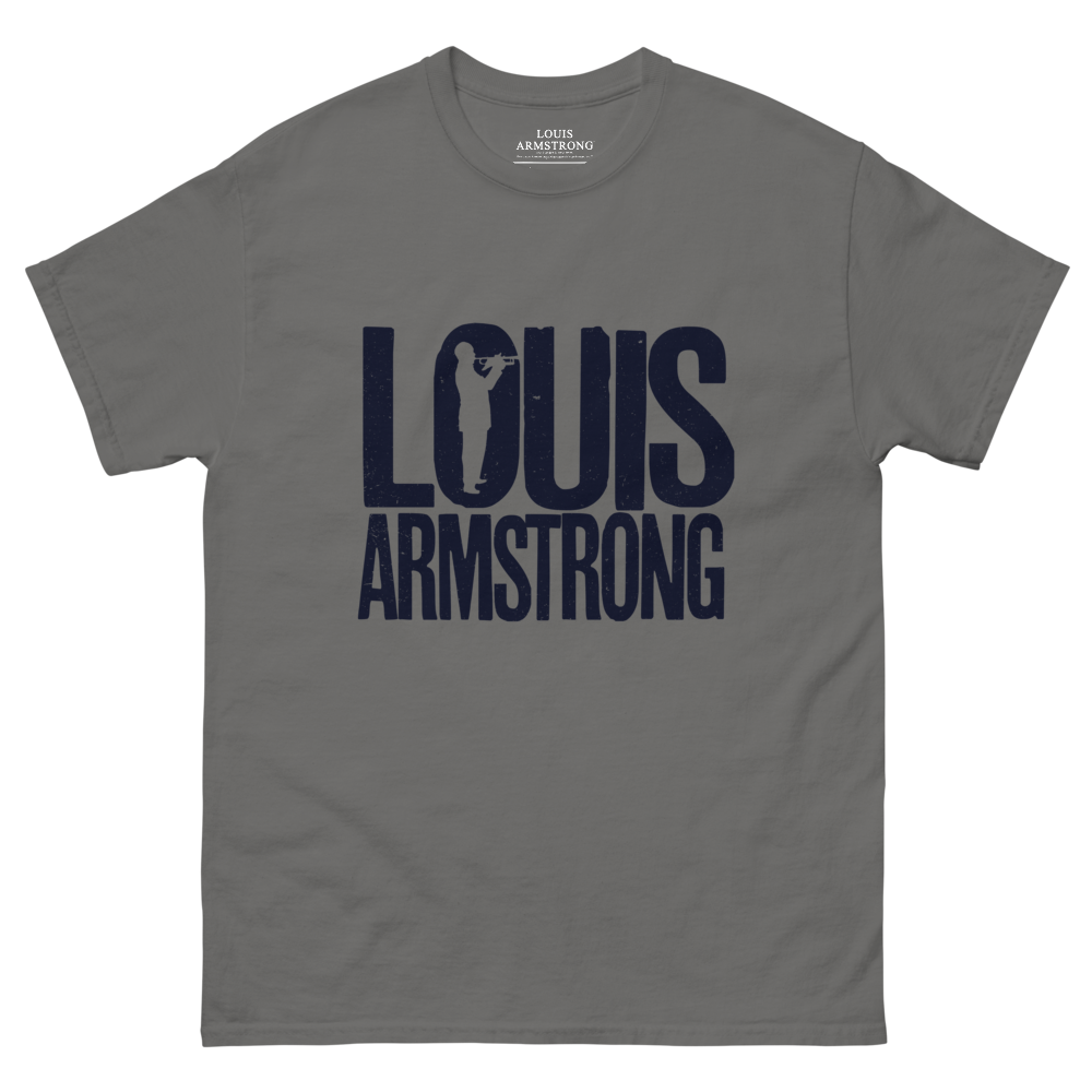 Louis Armstrong Silhouette T-Shirt (Charcoal)