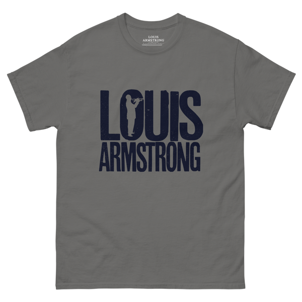 Louis Armstrong Silhouette T-Shirt (Charcoal) – Louis Armstrong ...