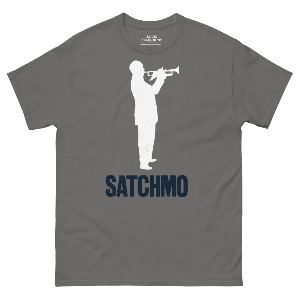 Satchmo Silhouette T-Shirt (Charcoal)