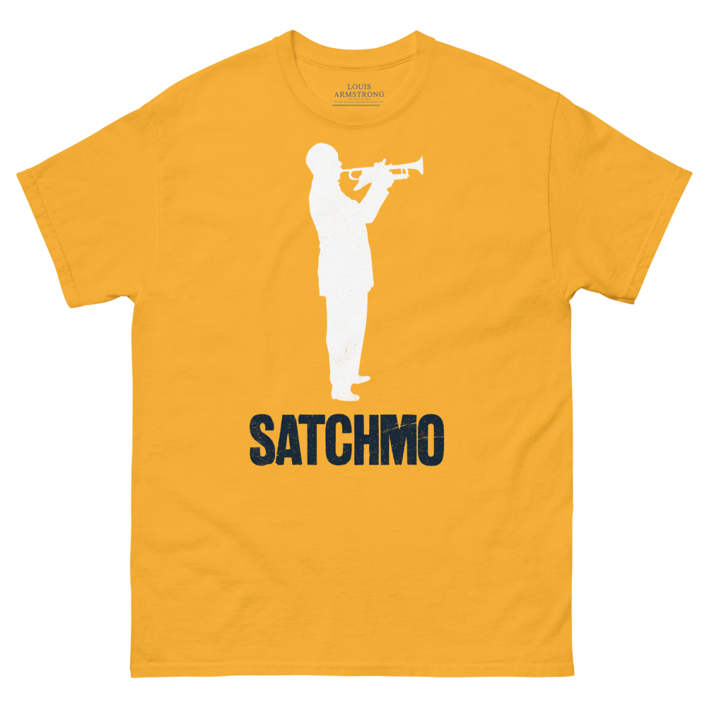 Satchmo Silhouette T-Shirt (Gold)