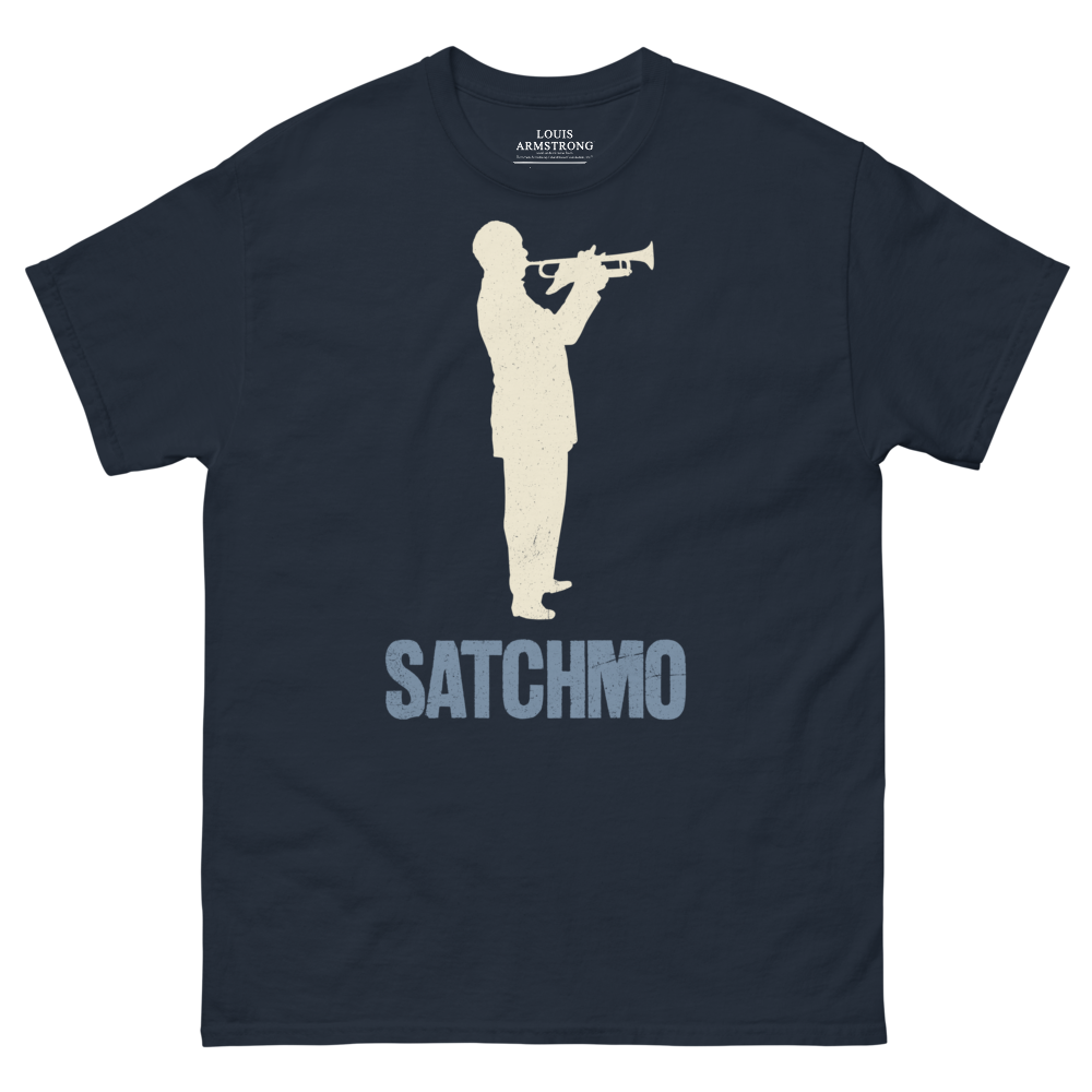 Satchmo Silhouette T-Shirt (Navy)