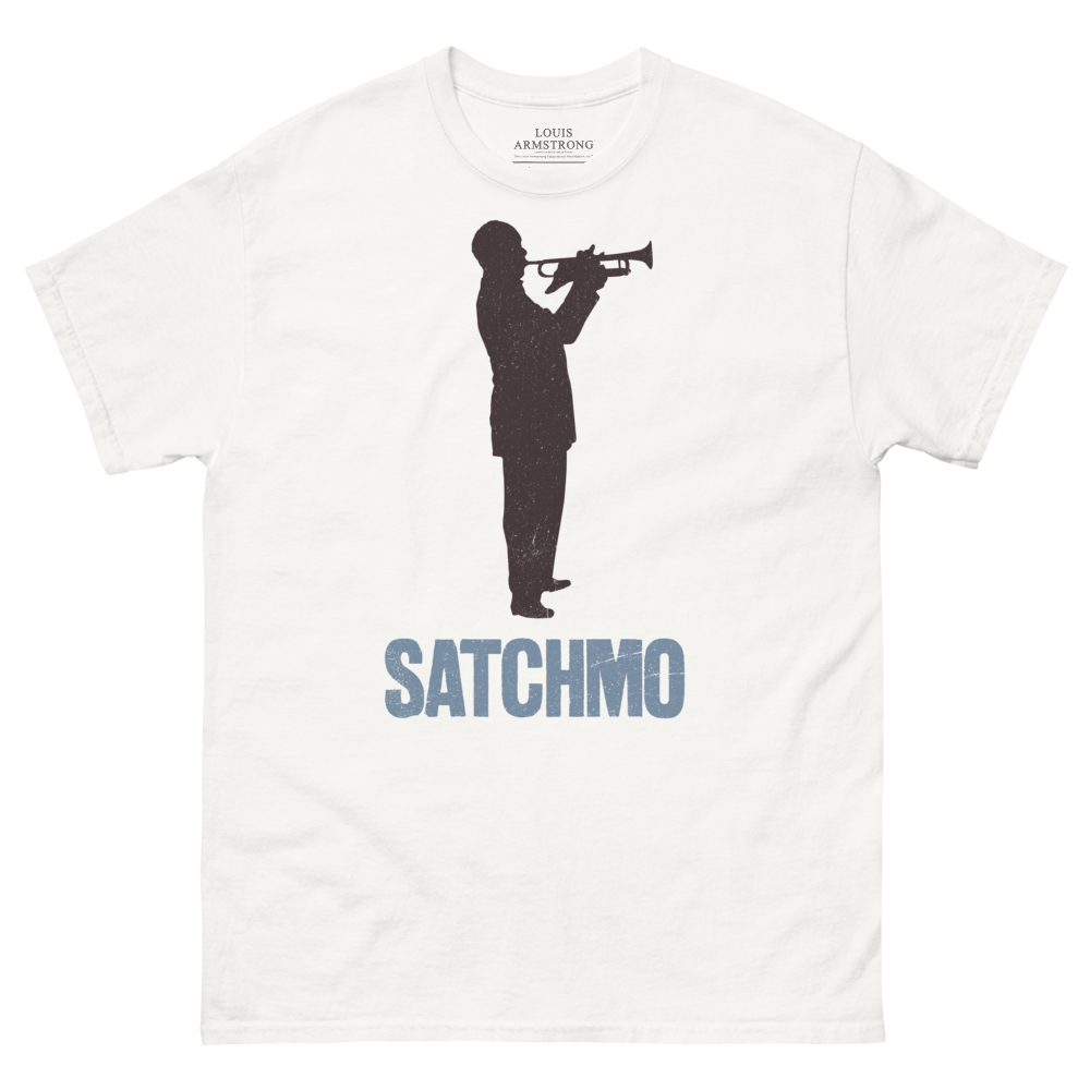 Satchmo Silhouette T-Shirt (White)