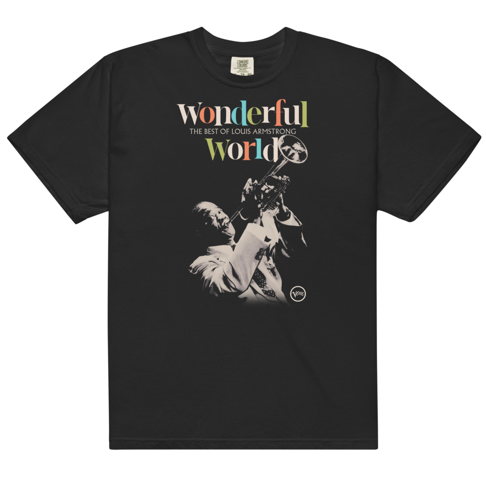 Wonderful World Album Shirt - Black Front