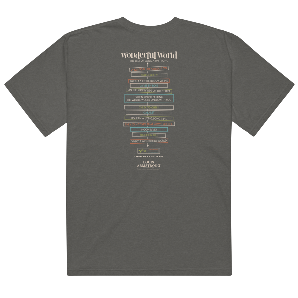 Wonderful World Album Shirt - Pepper Back