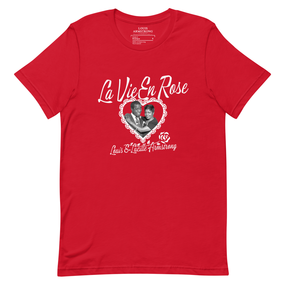 “La Vie En Rose” Red T-Shirt