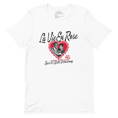 “La Vie En Rose” White T-Shirt
