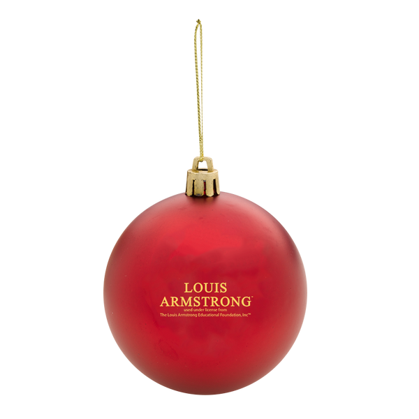 What A Wonderful World Red Ornament Louis Armstrong Official Store