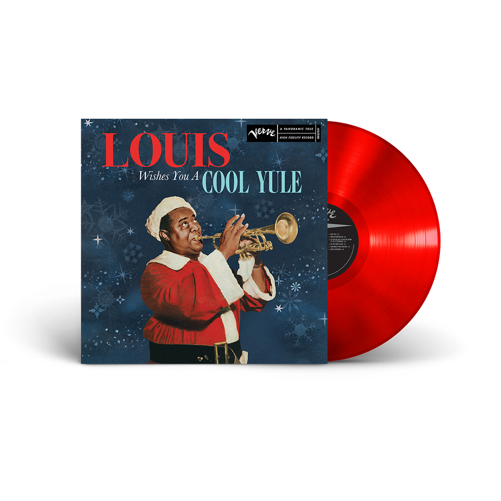 Louis Armstrong Louis Wishes You A Cool Yule LP (Red Vinyl)